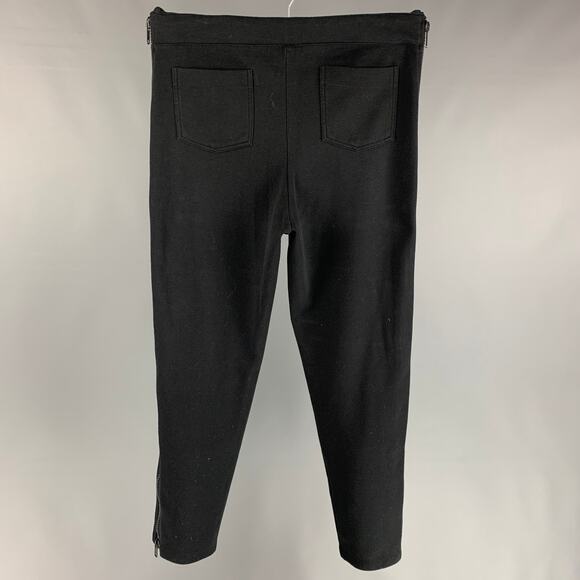 DRIES VAN NOTEN Size L Black & White Cotton / Polyester Sweatpants - Picture 2 of 4